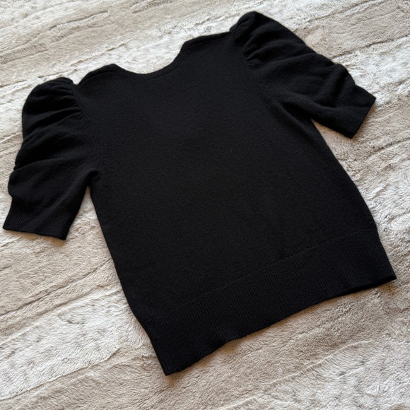 FRAME Women’s Frankie 100% Cashmere Sweater in Black Size XS - Picture 7 of 14
